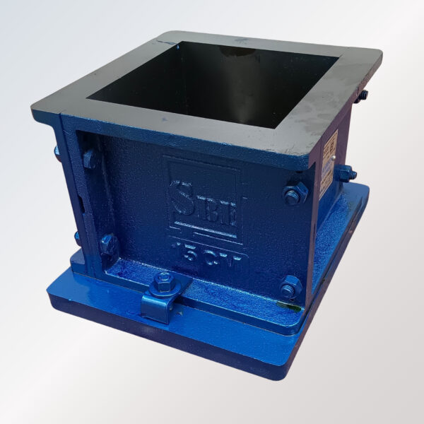 ISI certified cast iron cube mould 150mm for compressive strength testing of concrete