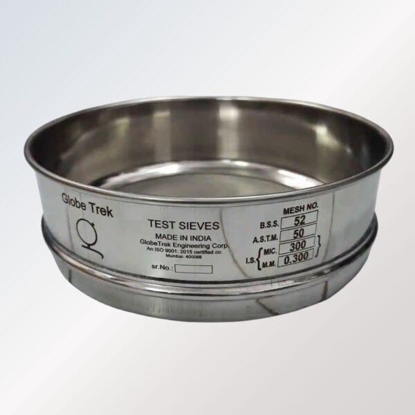 "GT-504 Test Sieve – precision stainless steel mesh sieve for particle size analysis and laboratory testing"